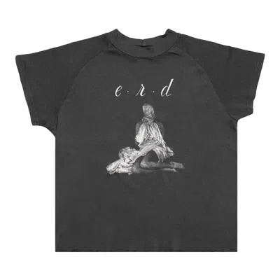 Pre-owned Enfants Riches Deprimes Enfants Riches Déprimés Woman In Sheet Raglan T-shirt 'faded Black' | Men's Size M