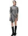 Enfants Riches Deprimes Wool Plaid Dress In Grey