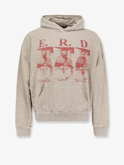 Enfants Riches Deprimes You Are Nothing Cotton Sweatshirt With Used Effect In Neutral
