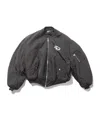 Enfants Riches Deprimes Zip Front Bomber Jacket In Gray
