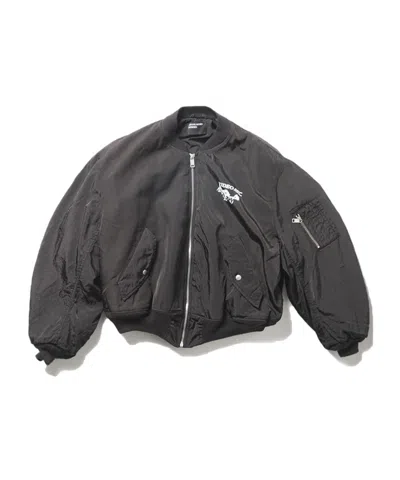 Enfants Riches Deprimes Zip Front Bomber Jacket In Gray