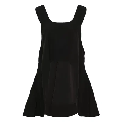 Enföld 2-way Flared Vest In Black