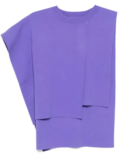 Enföld Asymmertic Vest In Purple