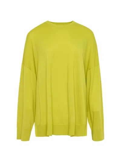 Enföld Box Wide Pullover In Green