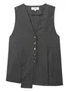 Enföld Button-fastening Asymmetric Waistcoat In Multi