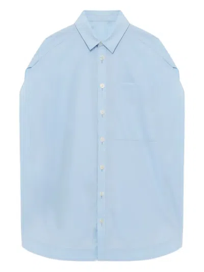 Enföld Circle Sleeveless Shirt In Blue