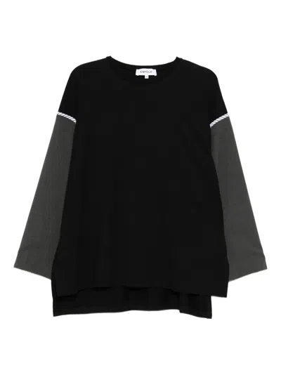 Enföld Colour-patch Top In Black