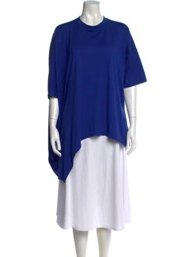 Pre-owned Enföld Crew Neck Short Sleeve Top In Blue
