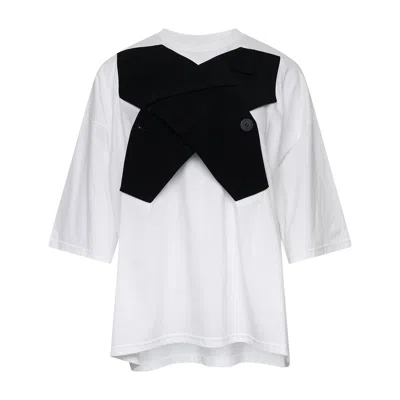 Enföld Cross Vest T-shirt In White