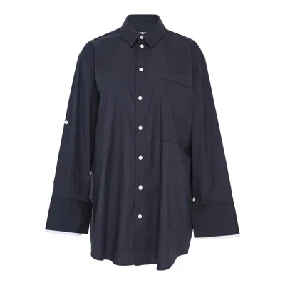 Enföld Cuff Color Shirt In Blue