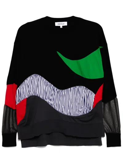 Enföld Deconstructed Jumper In Black