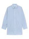 Enföld Draped-back Shirt In Blue