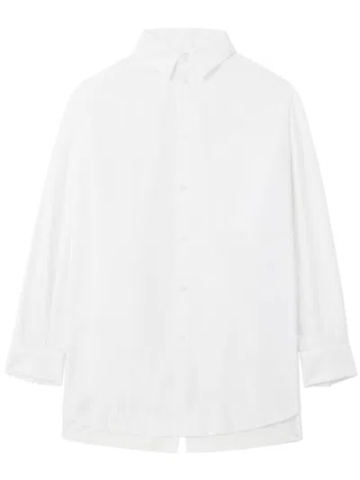 Enföld Drop-shoulder Shirt In White
