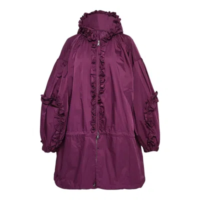 Enföld Frilly Blouson In Purple