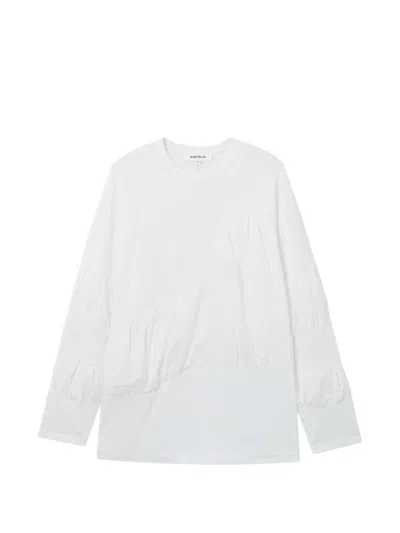 Enföld Gathered Panel Top In White