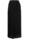 Enföld High-waisted Wool Maxi Skirt In Black