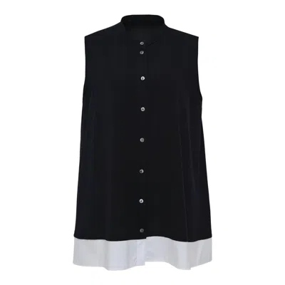 Enföld Layered A-line Tanktop In Black