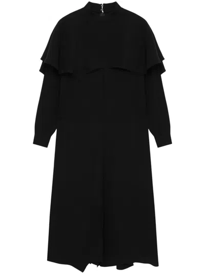 Enföld Long Sleeve Dress In 黑色