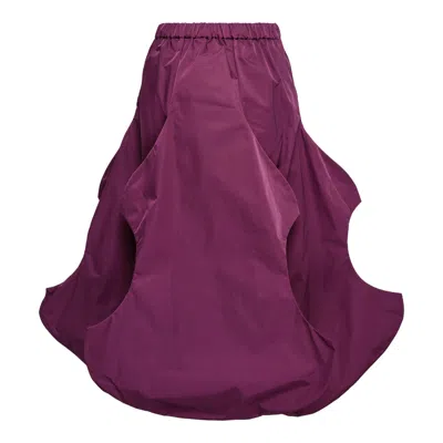 Enföld Odd-shaped Skirt In Purple