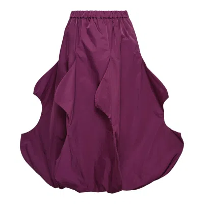 Enföld Odd-shaped Skirt In Purple