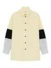 Enföld Panelled Shirt In Nude