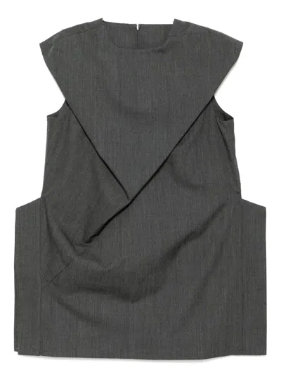 Enföld Panelled Tank Top In Grey