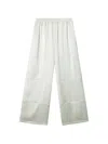 Enföld Patchwork-design Palazzo Pants In White