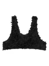 Enföld Petal-embellished Top In Black
