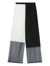 Enföld Pinstripe Panelled Trousers In Blue