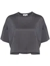 Enföld Pleated Cotton T-shirt In Grey