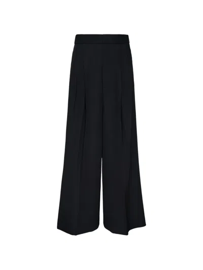 Enföld Pleated Wide-leg Trousers In Black