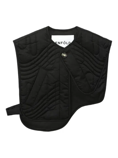 Enföld Quilted Gilet In Black