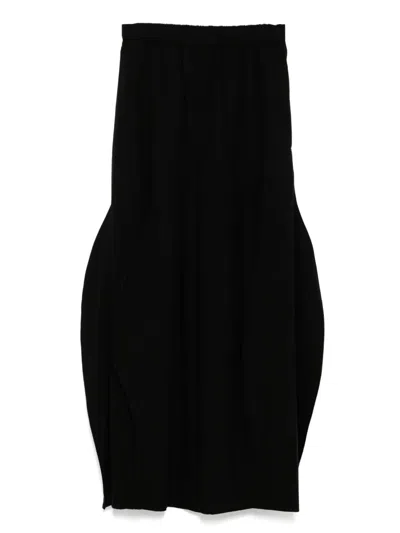 Enföld Relax Elastic Wide Trousers In Black