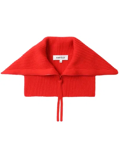 Enföld Schulterfreies Top In Rot