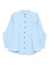 Enföld Round Collar Shirt In Blue