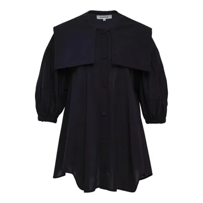 Enföld Sailor Collar Volume Blouse In Black