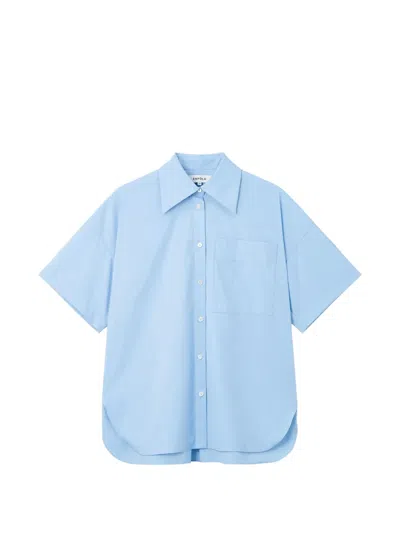 Enföld Short-sleeved Box-pleat Shirt In Multi