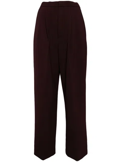 Enföld Straight Trousers In Purple