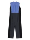 Enföld Striped-panel Jumpsuit In Multi