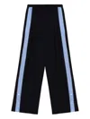 Enföld Striped-panel Trousers In Blue