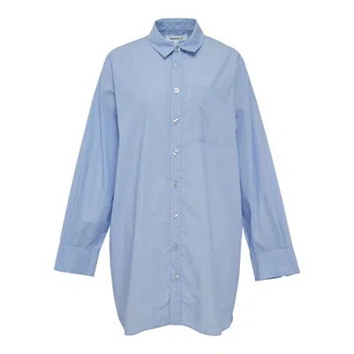Enföld Tucked Big Shirt In Blue