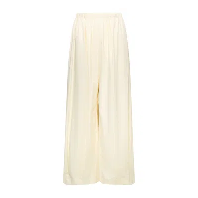 Enföld Tucked-hem Wide-cocoon Trousers In Neutral