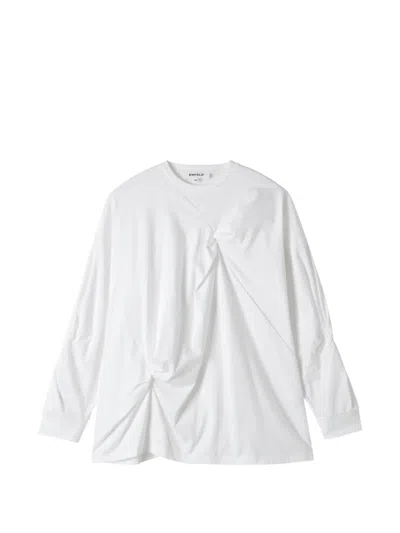 Enföld Twisted Long-sleeved T-shirt In White