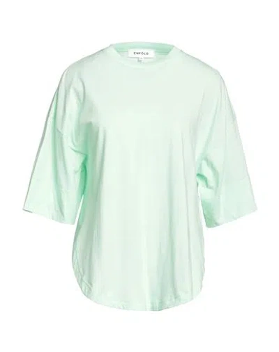 Enföld Woman T-shirt Light Green Size 6 Cotton