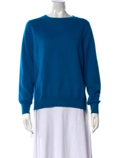 Pre-owned Enföld Wool Bateau Neckline Sweater In Blue