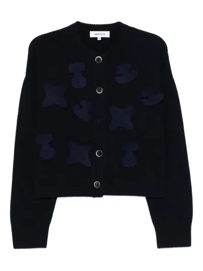 Enföld Wool Cardigan In Black