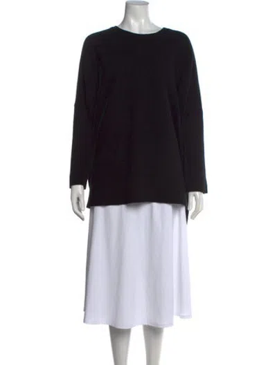 Pre-owned Enföld Wool Crew Neck Sweater In Black