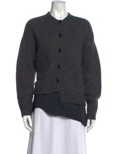 Pre-owned Enföld Wool Crew Neck Sweater In Grey