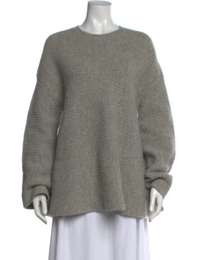 Pre-owned Enföld Wool Crew Neck Sweater In Grey