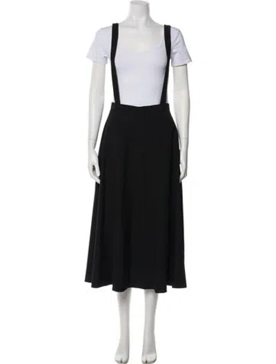 Pre-owned Enföld Wool Midi Length Skirt In Black